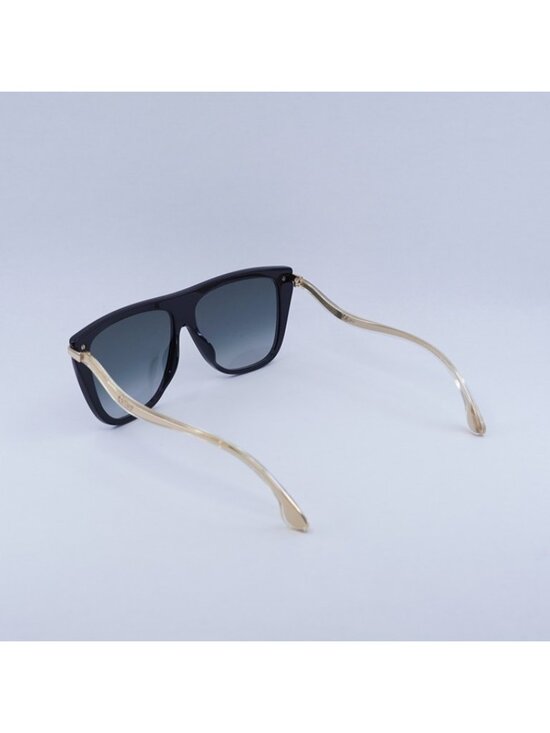 Jimmy Choo SUVI/S 807/FQ Sunglasses Black Aviator Frame, Grey Lenses main image 6